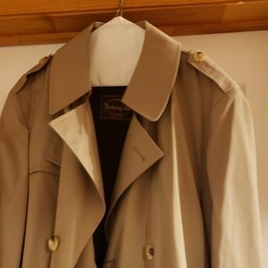 Mens rain and winter trench coat